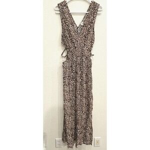 Women's Cheetah Print Justify Sleeveless Dress XL Extra Large‎ Spotted Rave Club